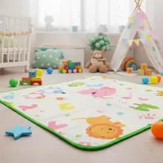 Tapete de Atividades Térmico Infantil Bebê Tatame Interativo Dobrável Menina Educativo Emborrachado