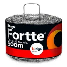 Arame Farpado Belgo Cerca Terreno Lote Fazenda Sitio Fortte 500 metros