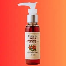 Óleo de Rosa Mosqueta Premium Rubiginosa 60ml – 100% Puro e Natural | Hidrata, Clareia Manchas e Rejuvenesce a Pele