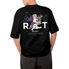 Camiseta Basica Algodao Anjo Arpa Grafico Streetwear Unissex - Abstract ABS