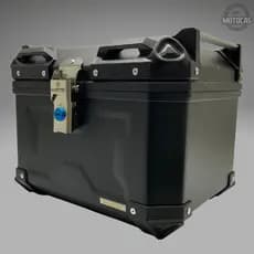 Bau Bauleto Traseiro Motocicleta Bike 37l C/encosto Plástico Abs