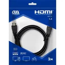 Kit com 3 (Três) Cabos Hdmi De Alta Velocidade - 2 Metros Preto