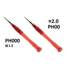 (LEIA O ANUNCIO) Par de Chave Philips 2.0 Ph00 Philips 1.5 Ph000 11cm