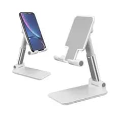 uporte Celular de Mesa Retrátil Móvel Ajustável Portátil Smartphone Tablet iPad Escritório