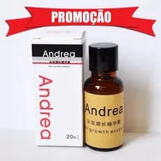 Tônico Capilar Óleo Andrea Hair Hidrata Anti Queda e Acelera o Crescimento Cabelo e Crescer Barba