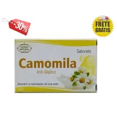 Sabonete Camomila Fragrância Antisséptico Natural - Lianda 90g