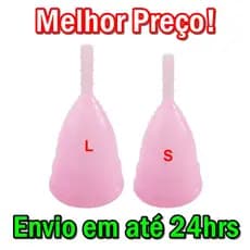 Copo Coletor Menstrual Ecológico Menstruação Silicone Importado Médico Reutilizável P ou G