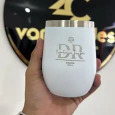 COPO TÉRMICO 360ML PERSONALIZADO A LASER COM SUA LOGO OU ALGO DO SEU GOSTO