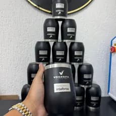 KIT 10 COPO CUIA 360ML TÉRMICO PERSONALIZADO A LASER