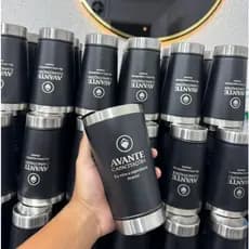 KIT COM 50 PÇS OU 75 PÇS COPOS TÉRMICOS 473M PERSONALIZADOS A LASER - SUA LOGO OU SEU NOME!