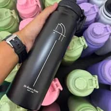 Kit com 10Pçs, 20Pçs ou 30Pçs Garrafa Térmica 800ml Personalizada a Laser
