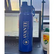 Kit com 35Pçs, 40Pçs ou 50Pçs Garrafa Térmica 800ml Personalizada a Laser