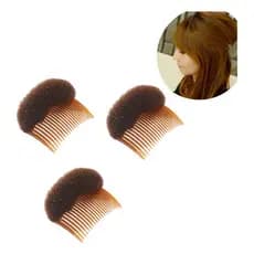 Kit 3 Esponja Espuma Para Cabelo Volume Topete E Penteados