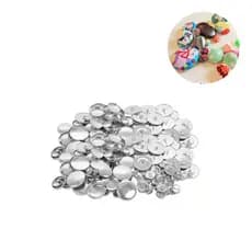Kit Botão Encapar Forrar Bombe Metal 19mm Costura Artesanato