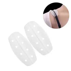 Par Protetor Silicone Antiderrapante Alça Sutiã Alívio Ombro