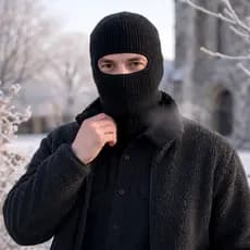 1 a 4 Balaclava Masculina Balaclava Feminina Toca Ninja Motoqueiro Térmica Inverno Forrado