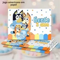 Jogo Americano Personalizado Festa Infantil - Vários temas -Festa infantil - Sousplat festa infantil