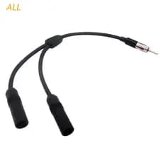 Todos Os Carros Adaptador Antena Alumínio Plug In Para 2 Extensão