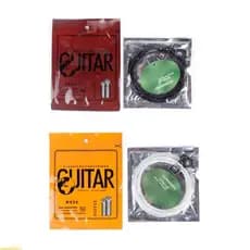 moonlighty 6Pcs Cordas Pretas Para Violão Instrumento Musical Profissional Nylon