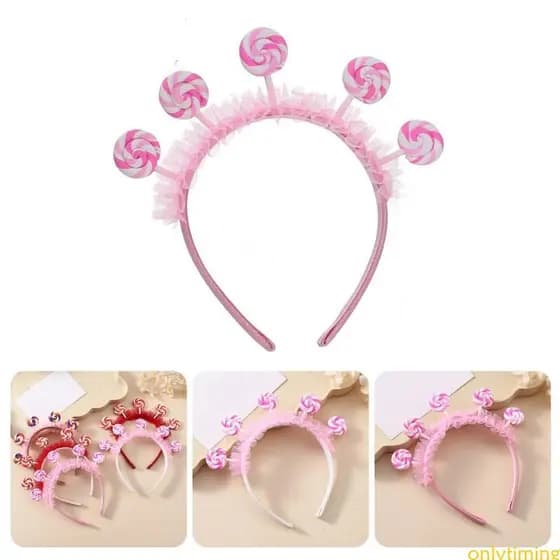 onlytiming Argola Cabelo Novidade Tiara Adereços Para Fotos Aniversário