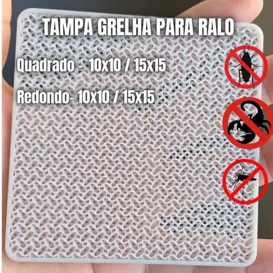 Tampa Grelha  Para Ralo Esgoto Tela Protetora Cozinha Banheiro Coletor De Cabelo Ant-inseto