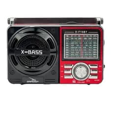 Rádio A Pilha E Tomada Am Fm Sw Pendrive Com Sd Radinho Usb