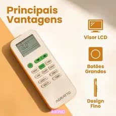 Controle Ar Condicionado Split Agratto Eco Eicst Ecs22qfr4