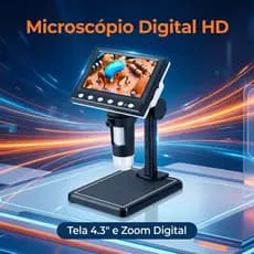 Microscópio Portátil Digital Lelong Le-2072