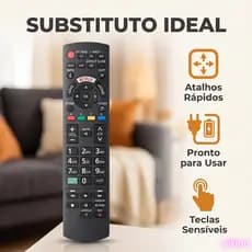 Controle Aikino Compatível Tv Panasonic Tc-32cs600b/ Tc-40cs
