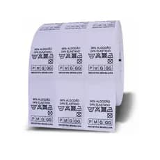 Etiquetas Impressas de Composição Textil para Roupas, Confecção, Artesanatos, Personalizadas em Nylon Resinado  Lote 500