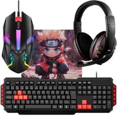Kit Perifericos Gamer Teclado Abnt2 Membrana + Mouse optico led em 7 Cores