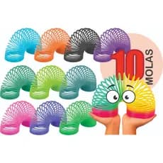 Mola Maluca Cor Única 10 Uni. Brinquedo Infantil Envio Imediato