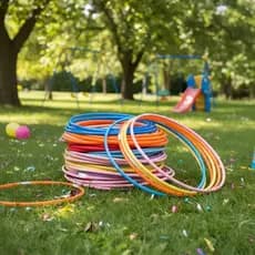 5 Bambolê Arco 63cm Treino Agilidade Funcional Brinquedo