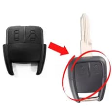 Capa Frontal Da Chave Telecomando Chevrolet Astra / Zafira / Corsa Desenho Carrinho De 2 Botões