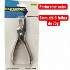 Perfurador Furador de Papel Alicate 1 Furo