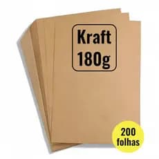 Papel Kraft 180g A4 Artesanato Papelaria Premium Masterprint