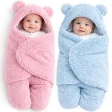 Saco de Dormir para Bebe Antialergico 64cm Saida de Maternidade Frio Inverno Enxoval Bebe