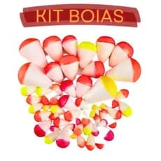 Kit de Boias Isopor Lambari 50un Nº3/4/5/6/7 Pesca Pescaria Pesqueiro Boia Arremesso Tilápia Rio