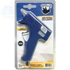 Pistola Cola Quente Rendicolla Bivolt 10 W Pequena Azul.