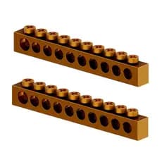 BARRAMENTO NEUTRO/TERRA 10 FUROS QUADRO DISTRIBUICAO TIGRE