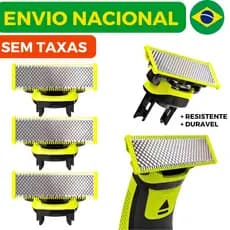 Super Lamina Compatível Philips OneBlade QP210 QP2510 QP2521 QP2530 QP6510 QP6520 QP1420