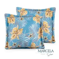 Kit 2 Capas de Almofadas  45 cm x 45 cm - Tecido Malha Gel (Helanca) Grossa