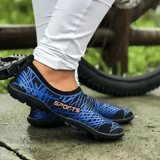 Sapatilha aquática  hibrida multiesportes para pesca, ciclismo, cachoeira, trilha -Ofertão