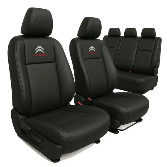 Capa De Banco Couro Automotivo C2, C3, C4, Air Cross, Basalt