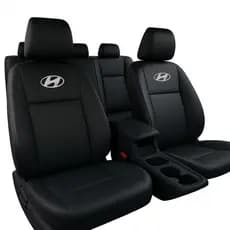 Capa Banco Carro 100% Couro Automotivo HB20, HB20 S, HB20 X, Creta, I30