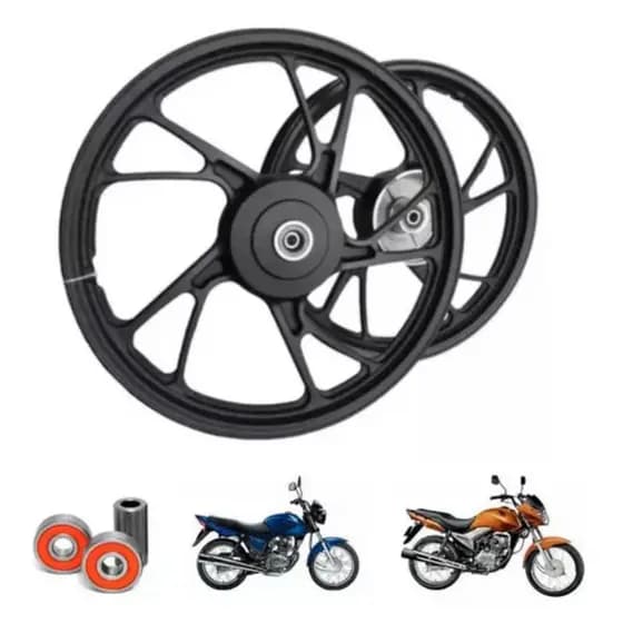 Rodas Liga Leve Titan 150 2004 Ate 2013 Fan 150 2009 A 2013 Pé Galinha Ks