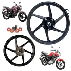 Roda Liga Leve Fezer 150 Factor 125 150 6 Palito Freio Disco