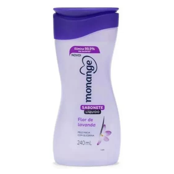 Sabonete Líquido Monange Flor de Lavanda 240ml