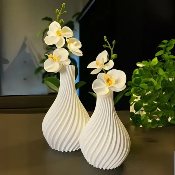 Vasos Decorativo - Espiral Impressão 3D Elegante para Casa Sala Escritório - Envio Rápido | ELEGANCE