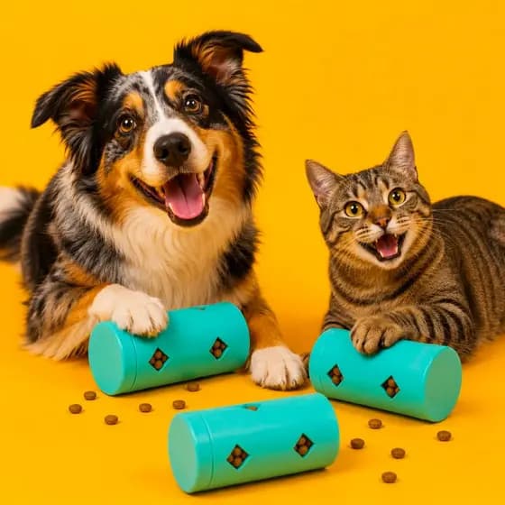 Brinquedo Comedouro Pet Para Caes E Gatos - Raçao Petiscos Antiestresse Cachorro Intuitivo